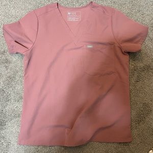 Figs MINERAL MAUVE Caterina Scrub Top